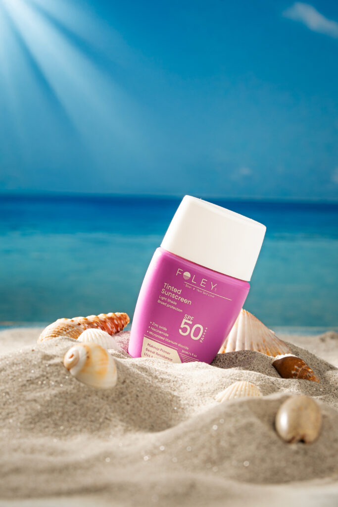 foley's tinted sunscreen with SPF 50 